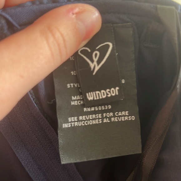 Navy Blue Windsor dress - Picture 4 of 5